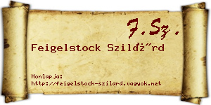 Feigelstock Szilárd névjegykártya